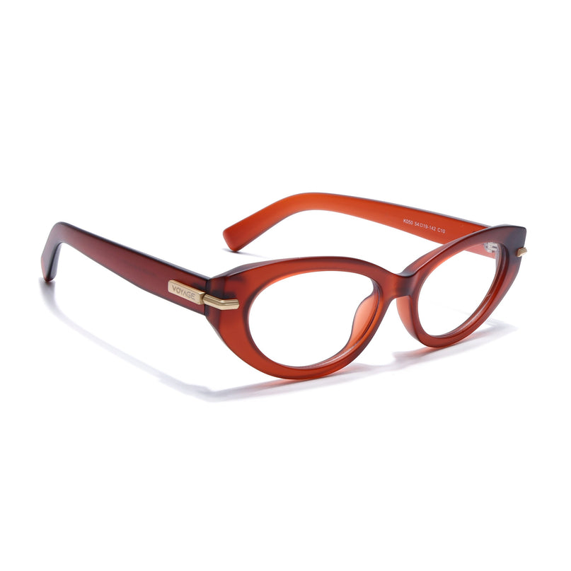 Voyage Red Cateye Eyeglasses for Women (K050FMG8016)