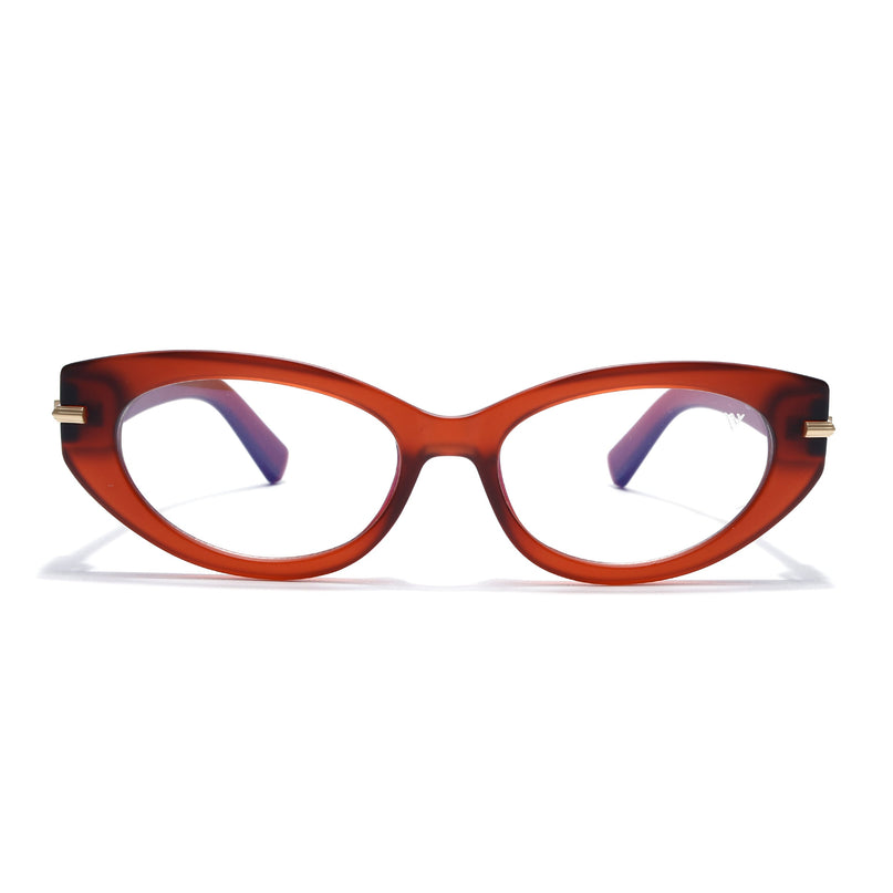Voyage Red Cateye Eyeglasses for Women (K050FMG8016)