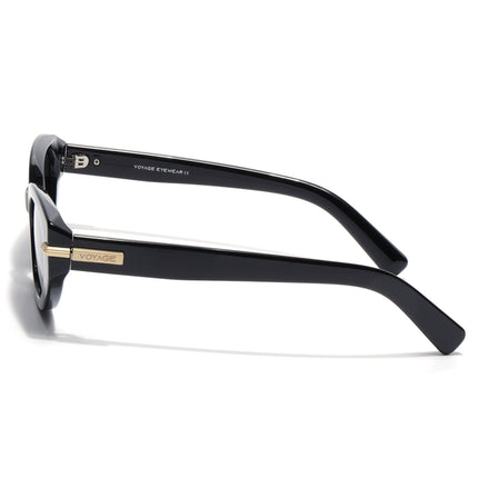 Cateye Polarized Sunglasses for Women (Black Lens | Black Frame - PMG7936)