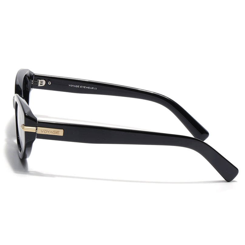 Cateye Polarized Sunglasses for Women (Black Lens | Black Frame - PMG7936)