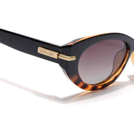 Cateye Polarized Sunglasses for Women (Brown Lens | Demi Brown Frame - PMG7938)