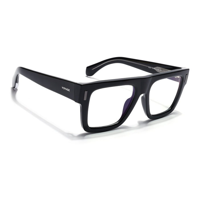 Voyage Black Wayfarer Eyeglasses for Men & Women (K051FMG8061)