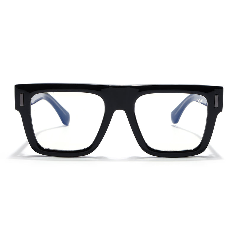 Voyage Black Wayfarer Eyeglasses for Men & Women (K051FMG8061)