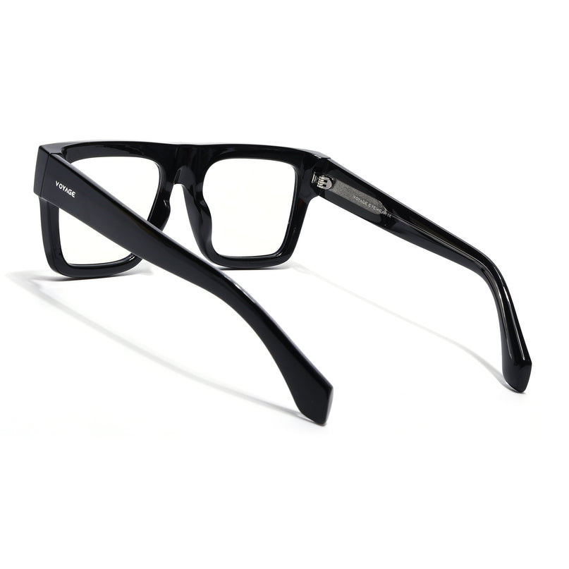 Voyage Black Wayfarer Eyeglasses for Men & Women (K051FMG8061)