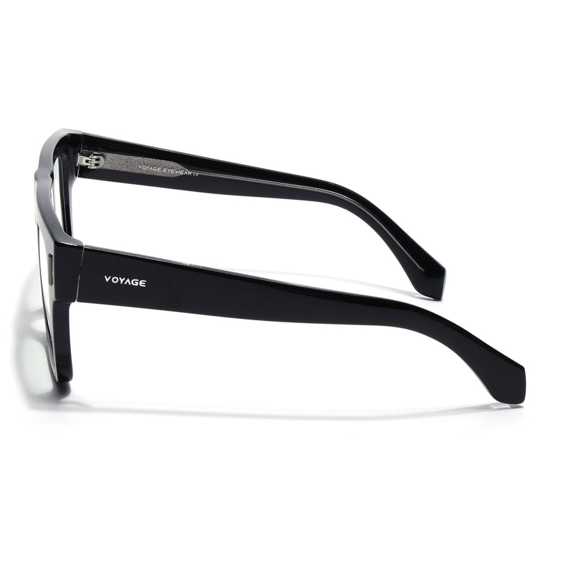 Voyage Black Wayfarer Eyeglasses for Men & Women (K051FMG8061)