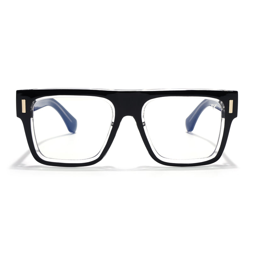 Voyage Black Wayfarer Eyeglasses for Men & Women (K051FMG8062)