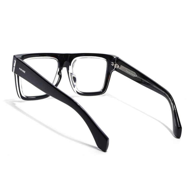 Voyage Black Wayfarer Eyeglasses for Men & Women (K051FMG8062)