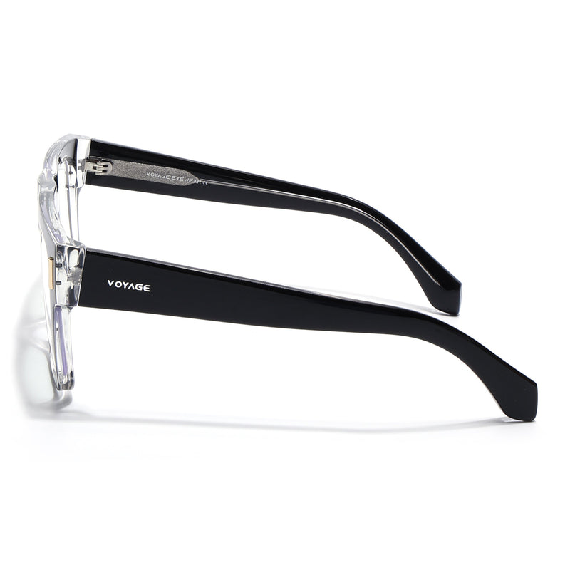 Voyage Black Wayfarer Eyeglasses for Men & Women (K051FMG8062)