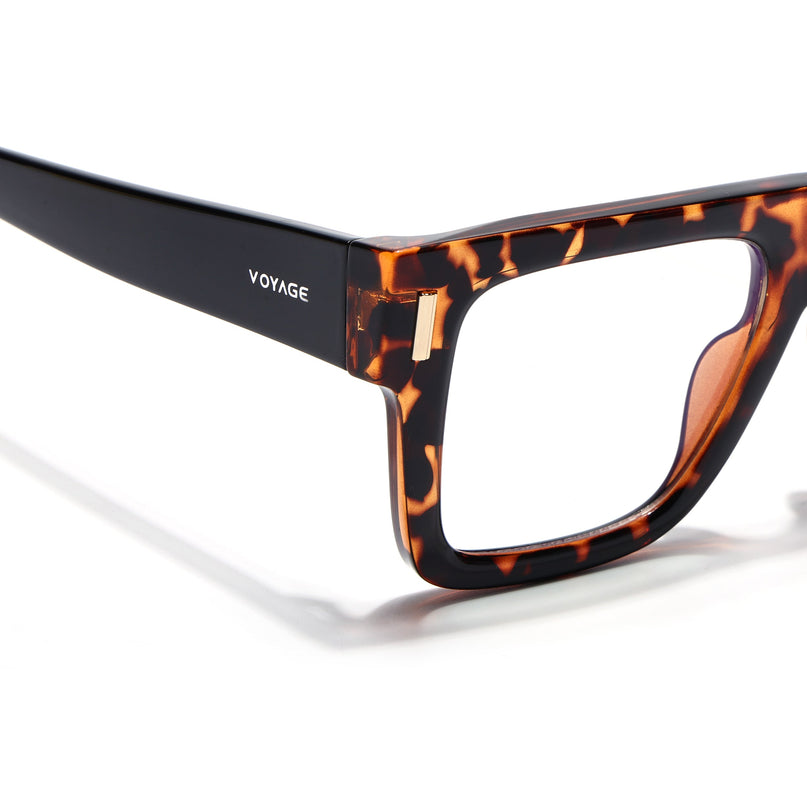 Voyage Demi Brown Wayfarer Eyeglasses for Men & Women (K051FMG8064)