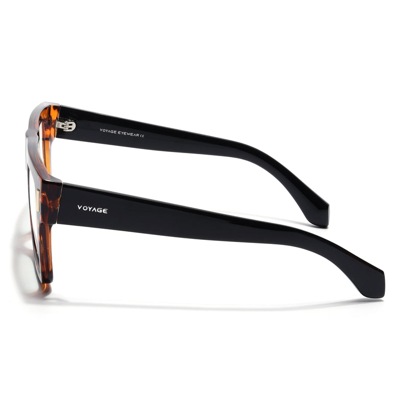 Voyage Demi Brown Wayfarer Eyeglasses for Men & Women (K051FMG8064)