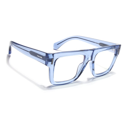 Voyage Blue Wayfarer Eyeglasses for Men & Women (K051FMG8065)