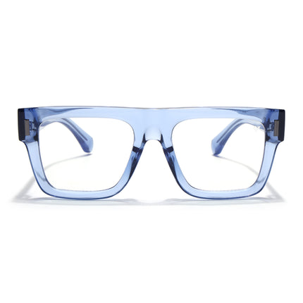 Voyage Blue Wayfarer Eyeglasses for Men & Women (K051FMG8065)