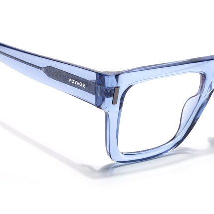 Voyage Blue Wayfarer Eyeglasses for Men & Women (K051FMG8065)