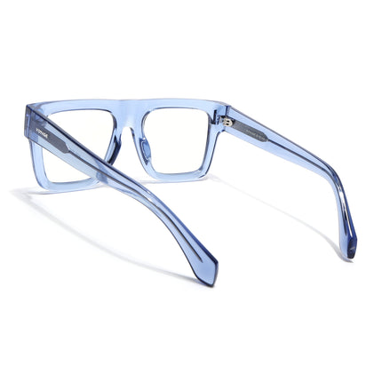 Voyage Blue Wayfarer Eyeglasses for Men & Women (K051FMG8065)