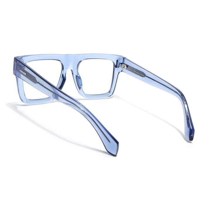 Voyage Blue Wayfarer Eyeglasses for Men & Women (K051FMG8065)