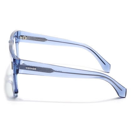 Voyage Blue Wayfarer Eyeglasses for Men & Women (K051FMG8065)