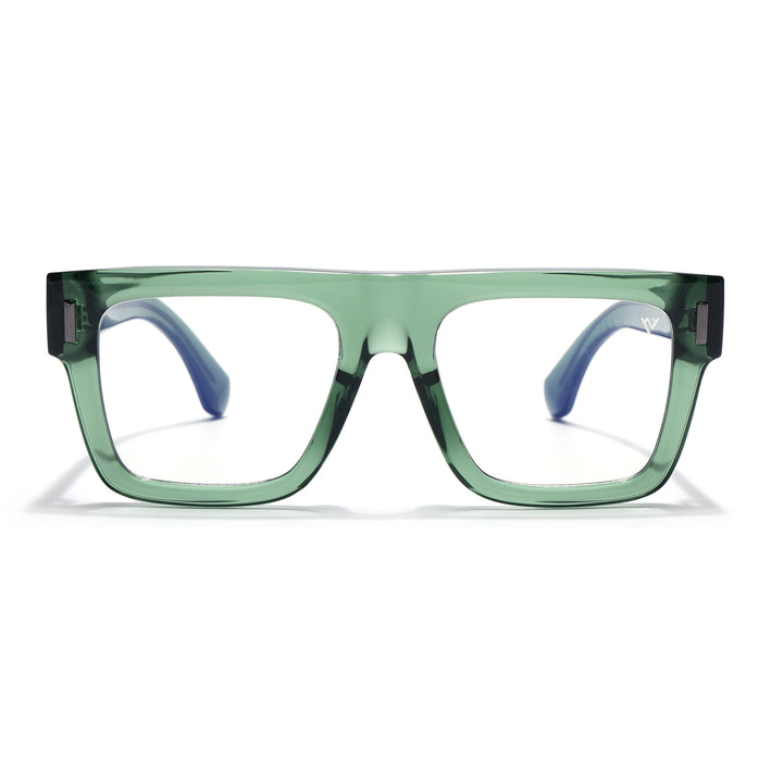 Voyage Green Wayfarer Eyeglasses for Men & Women (K051FMG8066)