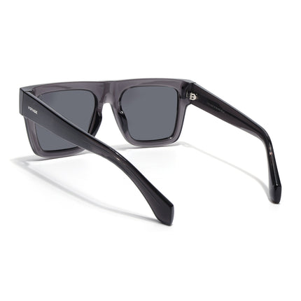 Wayfarer Polarized Sunglasses for Men & Women (Grey Lens | Grey Frame - PMG7949)