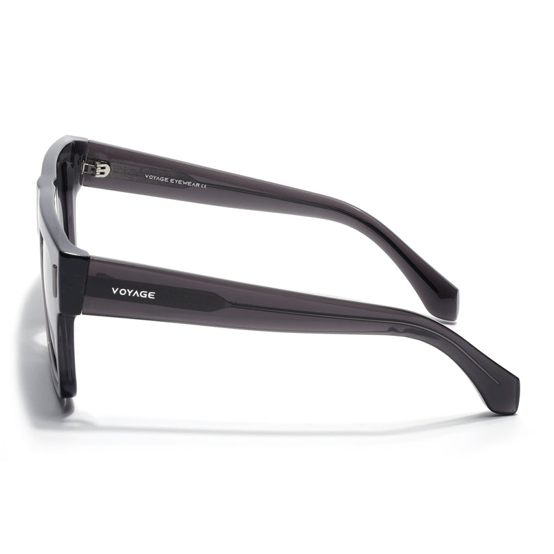 Wayfarer Polarized Sunglasses for Men & Women (Grey Lens | Grey Frame - PMG7949)