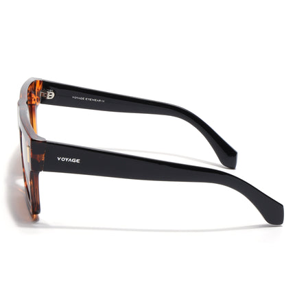 Wayfarer Polarized Sunglasses for Men & Women (Brown Lens | Demi Brown Frame - PMG7950)