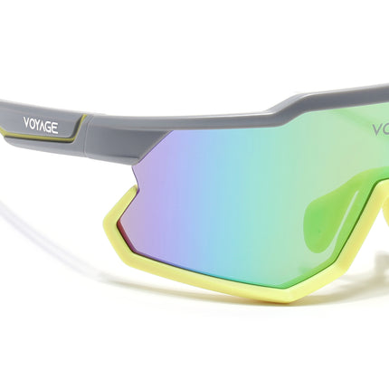 Voyage Select Drift Sunglasses (Grey Lens | Grey & Yellow Frame - SLMG6320)