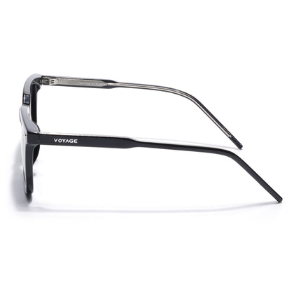 Wayfarer Polarized Sunglasses for Men & Women (Black Lens | Black Frame - PMG7872)