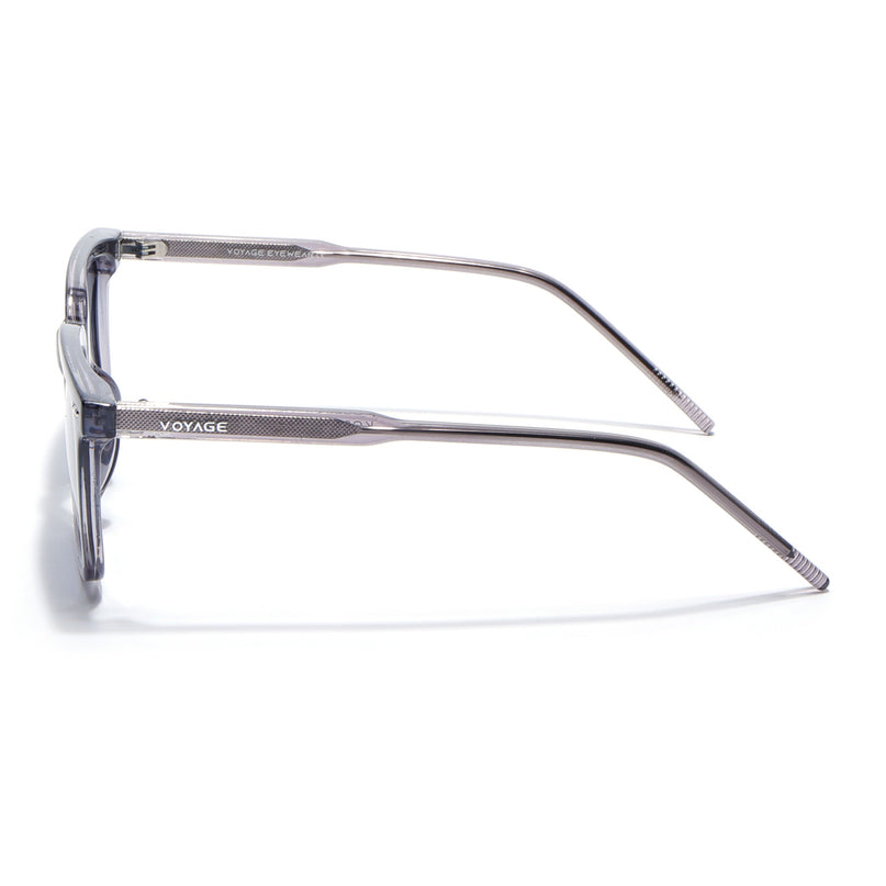 Wayfarer Polarized Sunglasses for Men & Women (Blue Lens | Dark Grey Frame - PMG7874)