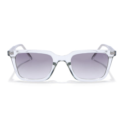 Wayfarer Polarized Sunglasses for Men & Women (Brown Lens | Light Grey Frame - PMG7876)