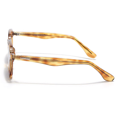 Wayfarer Polarized Sunglasses for Men & Women (Black Lens | Brown Frame - PMG7973)