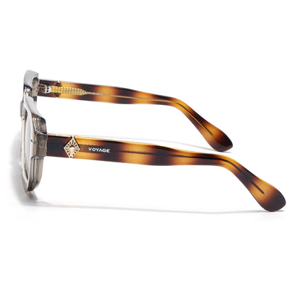 Square Polarized Sunglasses for Men & Women (Brown Lens | Brown Frame - PMG7968)