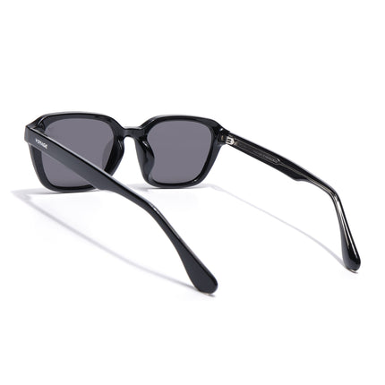 Wayfarer Polarized Sunglasses for Men & Women (Black Lens | Black Frame - PMG7902)