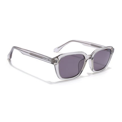 Wayfarer Polarized Sunglasses for Men & Women (Brown Lens | Grey Frame - PMG7904)