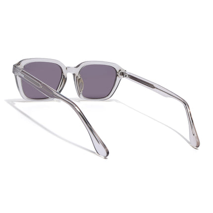 Wayfarer Polarized Sunglasses for Men & Women (Brown Lens | Grey Frame - PMG7904)