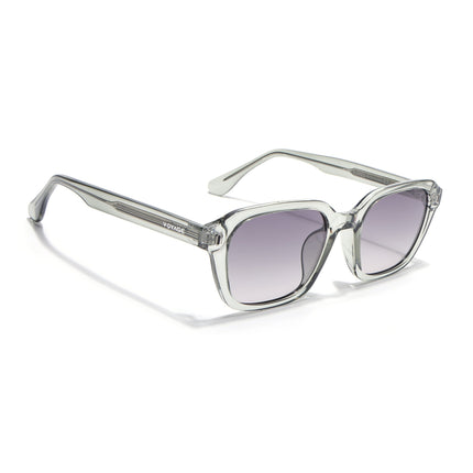 Wayfarer Polarized Sunglasses for Men & Women (Light Brown Lens | Light Grey Frame - PMG7905)