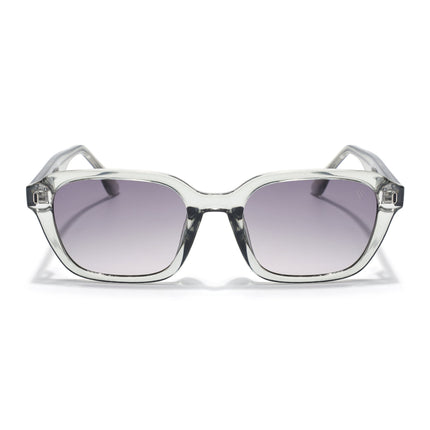 Wayfarer Polarized Sunglasses for Men & Women (Light Brown Lens | Light Grey Frame - PMG7905)
