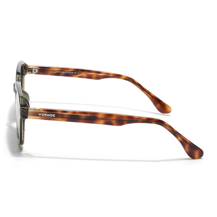 Wayfarer Polarized Sunglasses for Men & Women (Green Lens | Green Frame - PMG7906)
