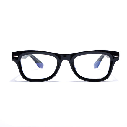 Voyage Black Wayfarer Eyeglasses for Men & Women (KG2529FMG8040)