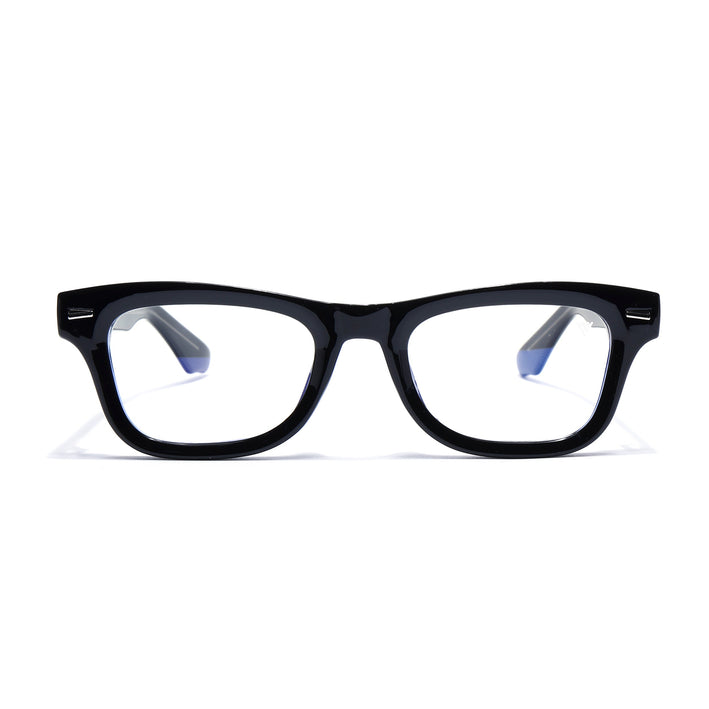 Voyage Black Wayfarer Eyeglasses for Men & Women (KG2529FMG8041)