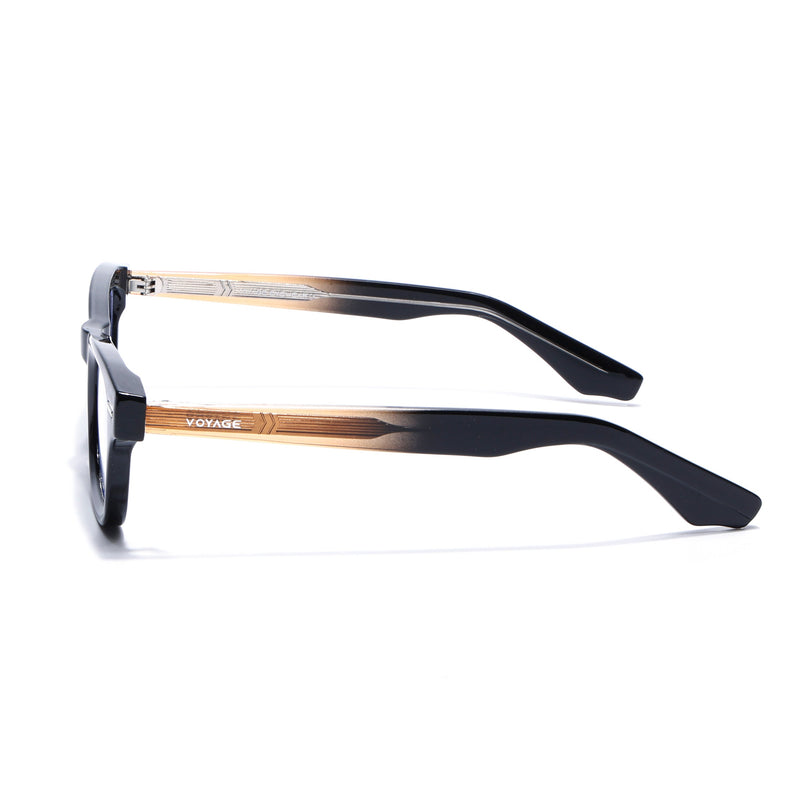 Voyage Black Wayfarer Eyeglasses for Men & Women (KG2529FMG8041)