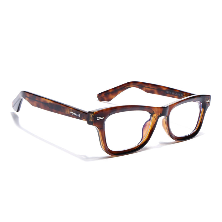 Voyage Demi Brown Wayfarer Eyeglasses for Men & Women (KG2529FMG8042)