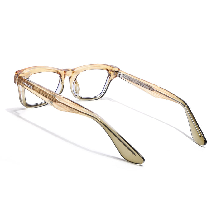 Voyage Light Brown Wayfarer Eyeglasses for Men & Women (KG2529FMG8044)