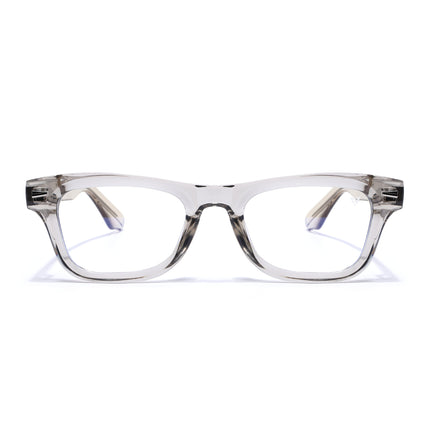 Voyage Grey Wayfarer Eyeglasses for Men & Women (KG2529FMG8045)