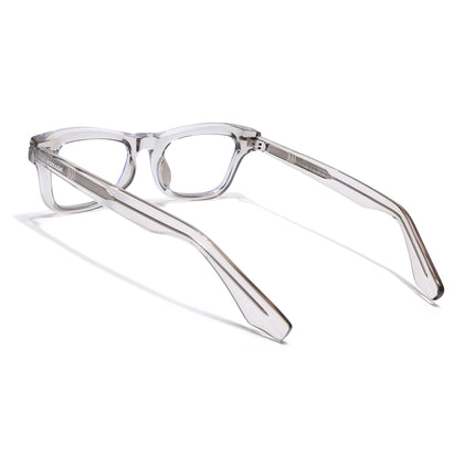 Voyage Grey Wayfarer Eyeglasses for Men & Women (KG2529FMG8045)