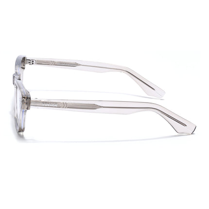 Voyage Grey Wayfarer Eyeglasses for Men & Women (KG2529FMG8045)