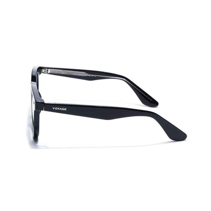 Voyage Black Wayfarer Eyeglasses for Men & Women (KG2530FMG8033)