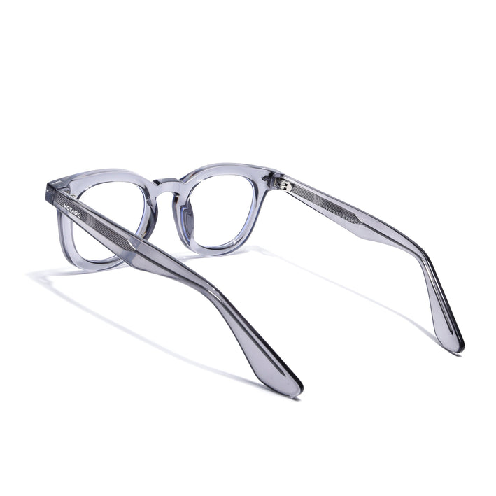 Voyage Grey Wayfarer Eyeglasses for Men & Women (KG2530FMG8034)