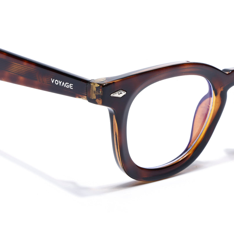 Voyage Demi Brown Wayfarer Eyeglasses for Men & Women (KG2530FMG8035)