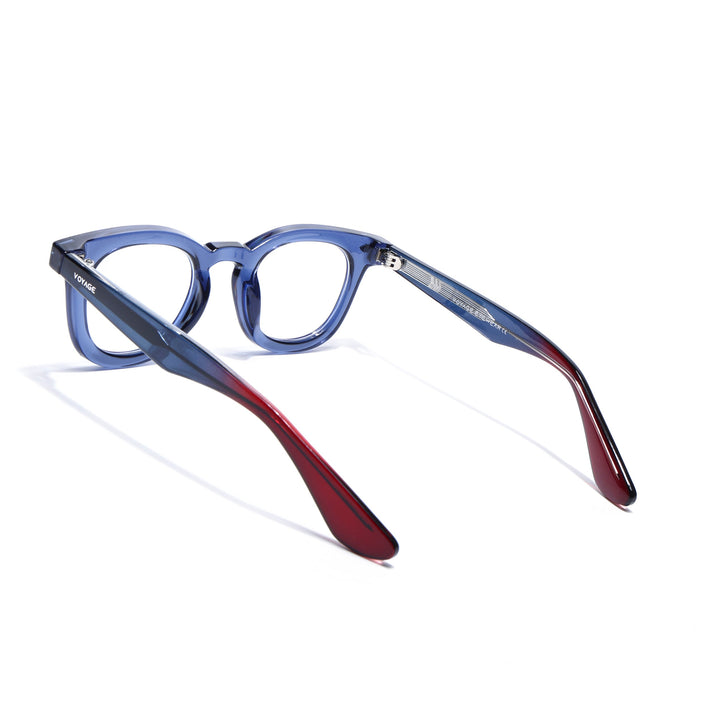 Voyage Blue Wayfarer Eyeglasses for Men & Women (KG2530FMG8036)