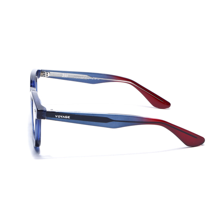 Voyage Blue Wayfarer Eyeglasses for Men & Women (KG2530FMG8036)