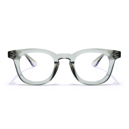 Voyage Green Wayfarer Eyeglasses for Men & Women (KG2530FMG8037)